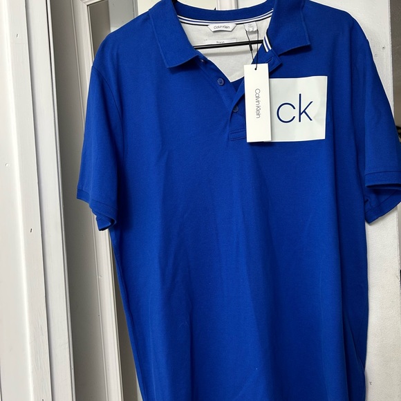 Calvin Klein Other - Calvin Klein Men's Blue Polo Shirt